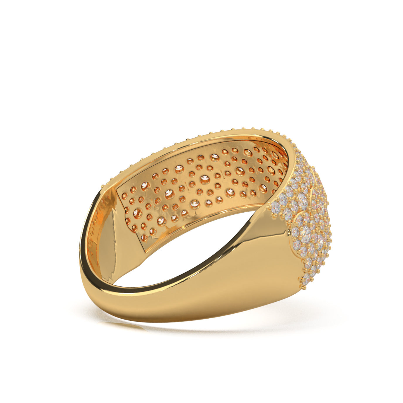 1.50 ct Natural Diamond Wedding Bands in 14k Yellow Gold
