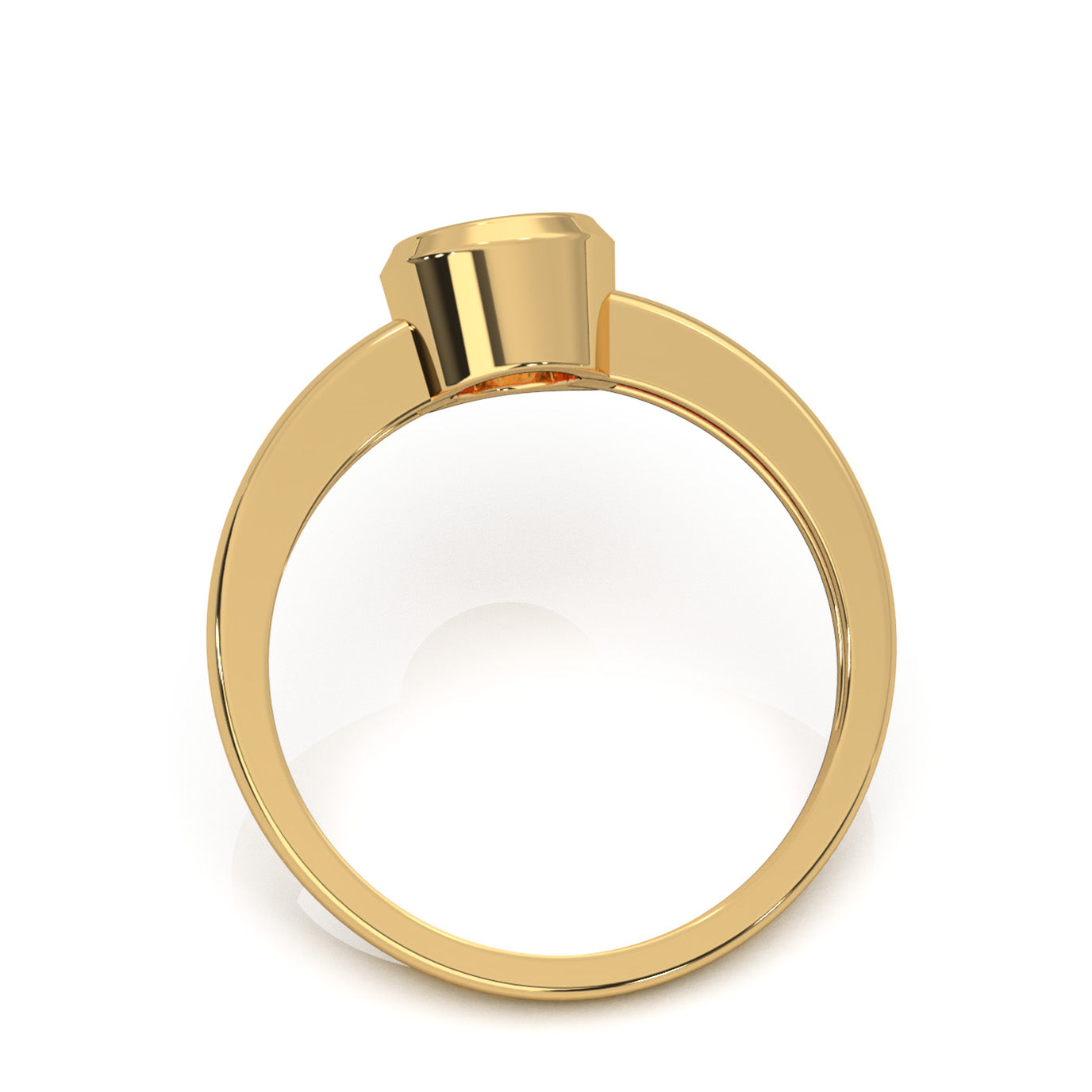 0.50 ct Lab Grown Diamond Solitaire Rings in 14k Yellow Gold