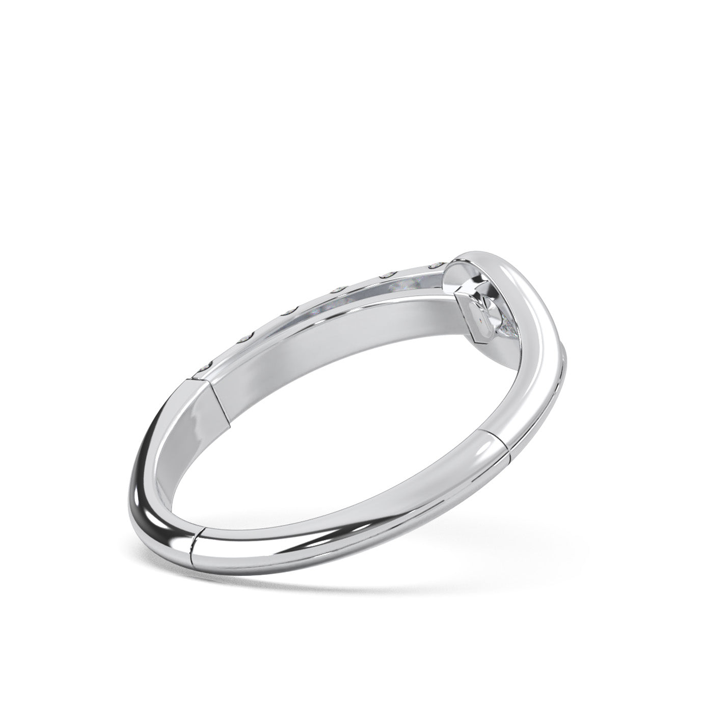 0.50 ct Natural Diamond Fancy Rings in 10k White Gold