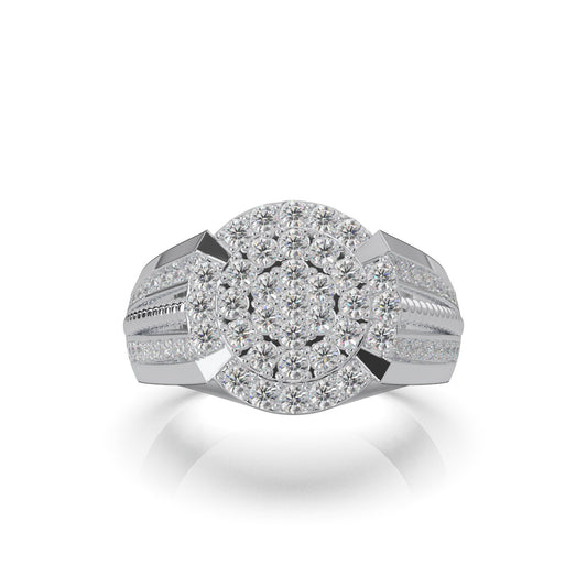 1.60 ct Natural Diamond Engagement Rings in 10k White Gold