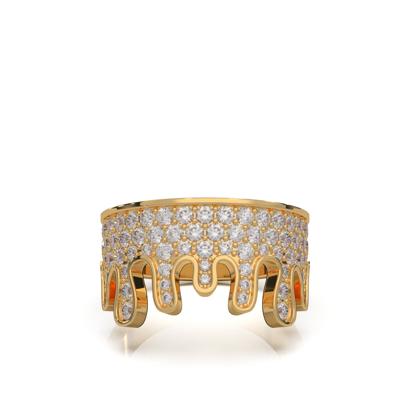 1.10 ct Lab Grown Diamond Wedding Bands in 14k Yellow Gold