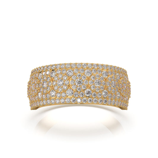 1.50 ct Lab Grown Diamond Wedding Bands in 14k Yellow Gold