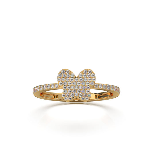 0.40 ct Lab Grown Diamond Fancy Rings in 14k Yellow Gold