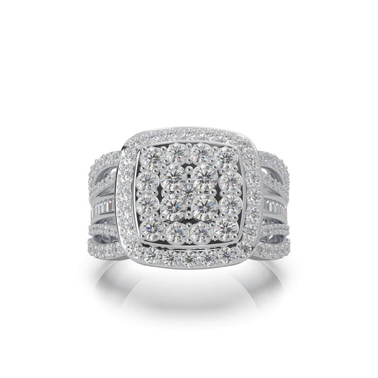 2.30 ct Natural Diamond Engagement Rings in 14k White Gold