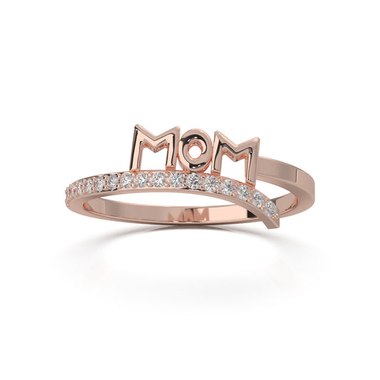 0.20 ct Moissanite Fancy Rings in 14k Rose Gold