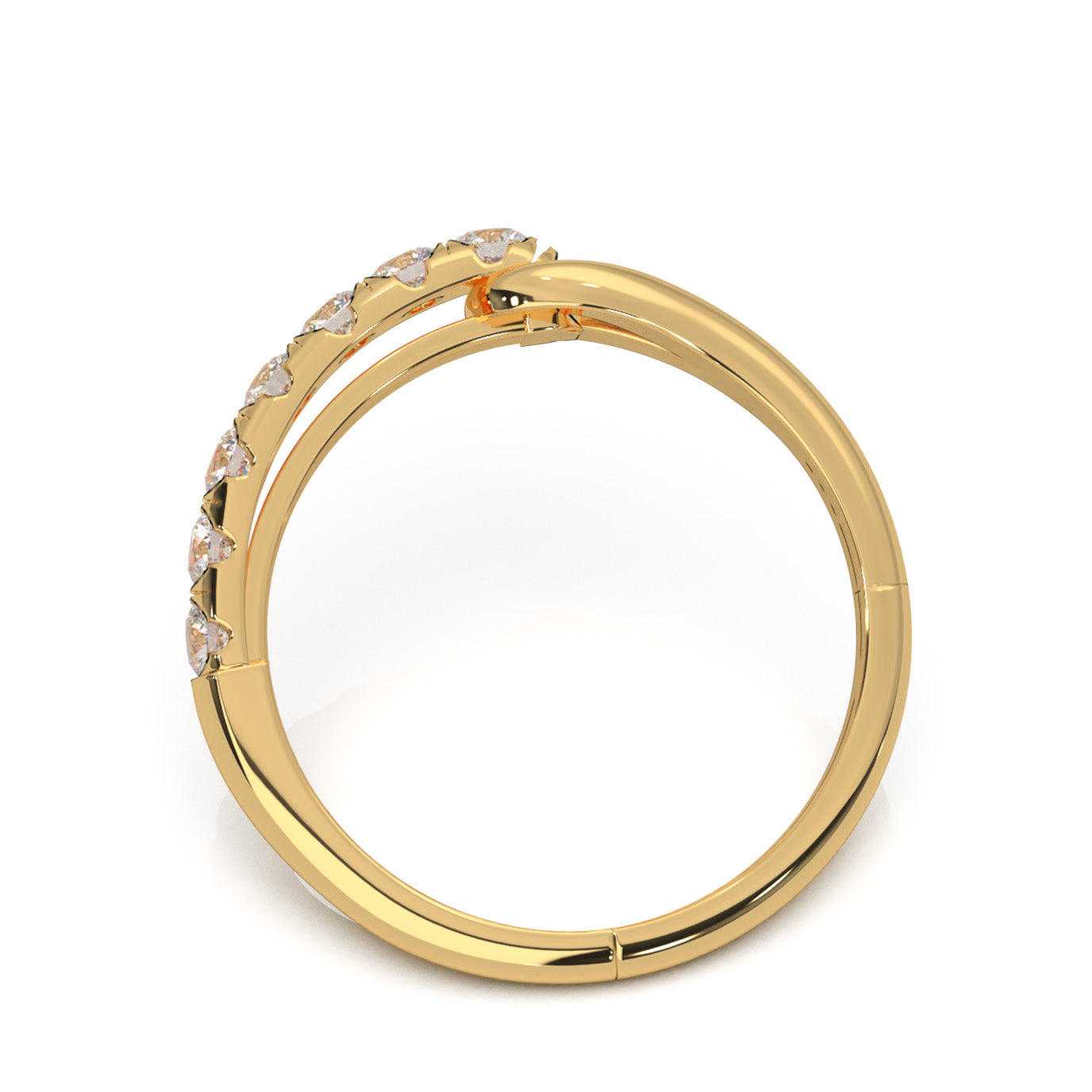 0.50 ct Natural Diamond Fancy Rings in 14k Yellow Gold